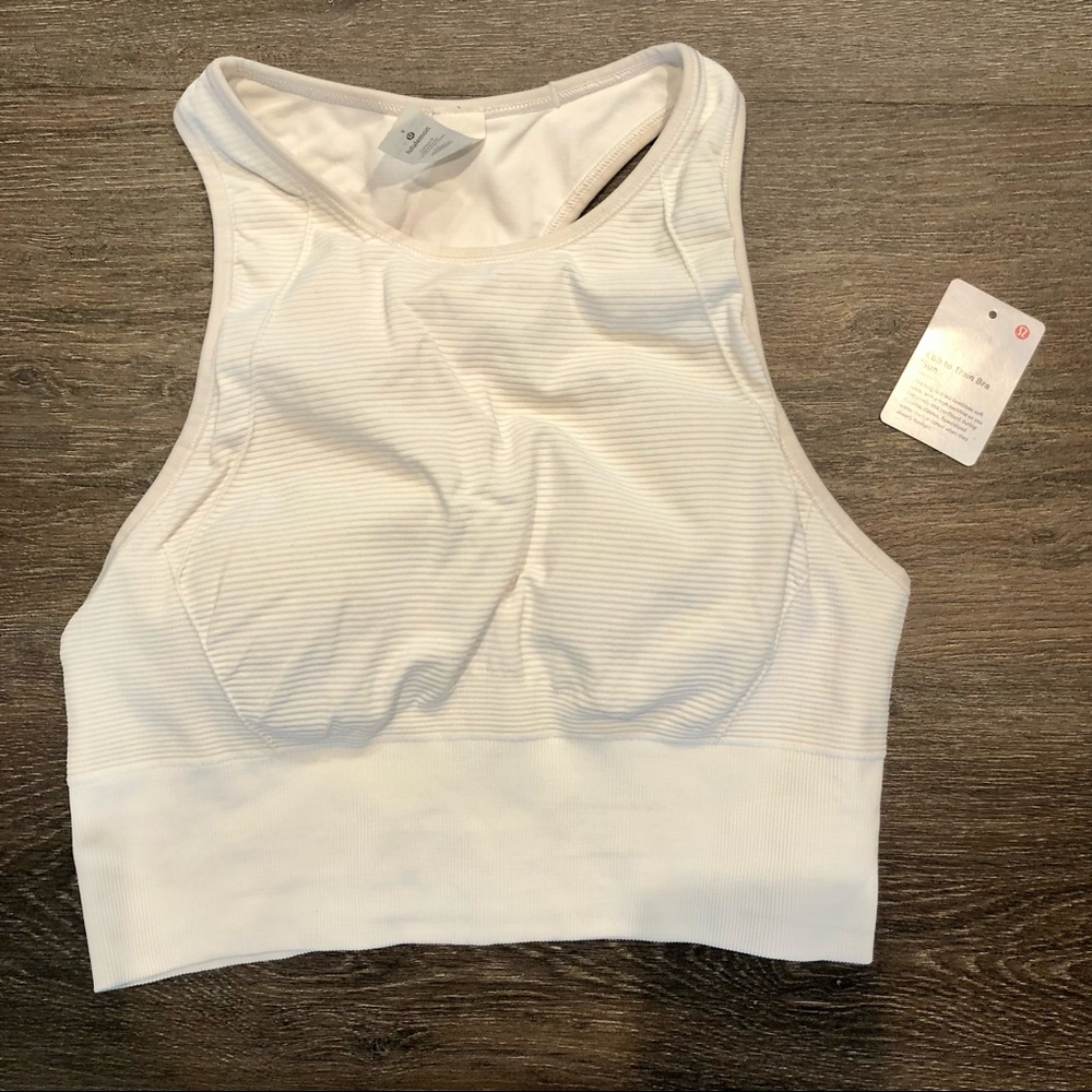 Ebb to Train Bra *Sun white/pink